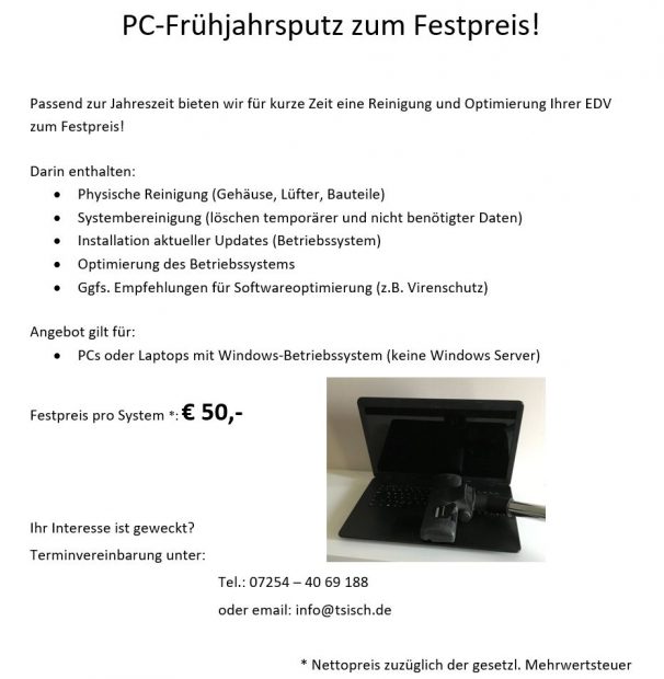 Frühjahrsputz